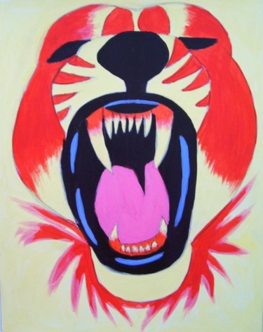 Painting titled "Roar 3" by Sarah Johnson, Original Artwork