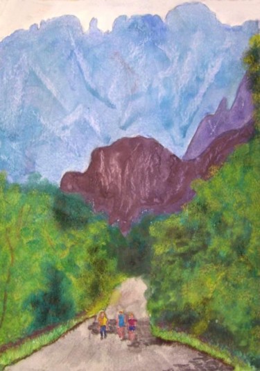 Painting titled "Nature Walk" by Sarah Johnson, Original Artwork