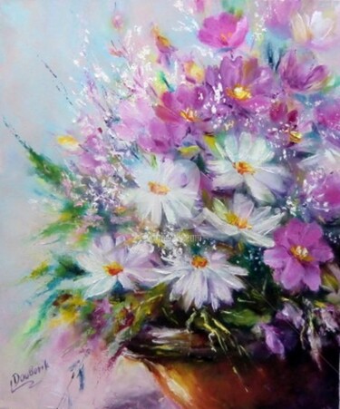Painting titled "Bouquet de printemps" by Doubovik, Original Artwork
