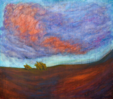 Peinture intitulée "Cloud" par Vladimir Skalkin, Œuvre d'art originale, Huile