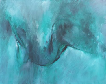 Peinture intitulée "Sirène #1" par Skipp Von Danzig, Œuvre d'art originale, Huile