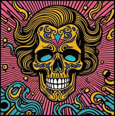 Incisioni, stampe intitolato "skullpop series #011" da Skullvers3, Opera d'arte originale, Stampa digitale