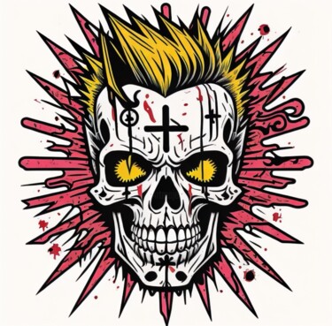Druckgrafik mit dem Titel "skullpop deluxe ser…" von Skullvers3, Original-Kunstwerk, Digitaldruck