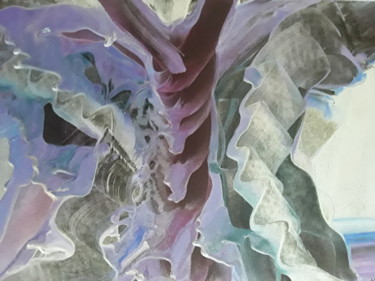 Arts numériques intitulée "Butterfly drip swirl" par Heather Prosser, Œuvre d'art originale, Encaustique