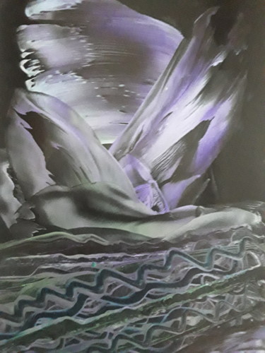 Arts numériques intitulée "Witch  cave" par Heather Prosser, Œuvre d'art originale, Encaustique