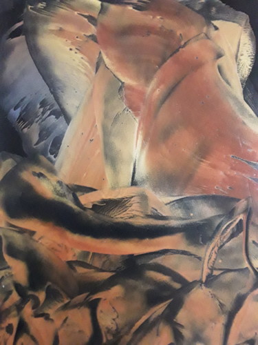 Digital Arts titled "Lost in flames" by Heather Prosser, Original Artwork, Encaustic