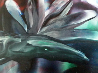 Digital Arts titled "Bird flower" by Heather Prosser, Original Artwork, Digital Painting