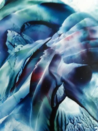 Arts numériques intitulée "Blue" par Heather Prosser, Œuvre d'art originale, Peinture numérique