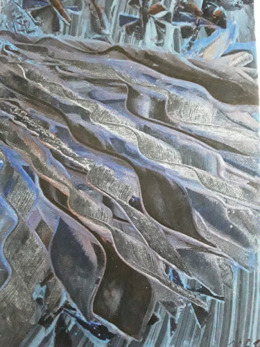 Цифровое искусство под названием "Ice" - Heather Prosser, Подлинное произведение искусства, Энкаустический