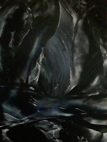 Digital Arts titled "Baby cave" by Heather Prosser, Original Artwork, Encaustic