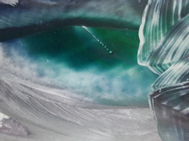Arts numériques intitulée "Whale's  eye" par Heather Prosser, Œuvre d'art originale, Peinture numérique