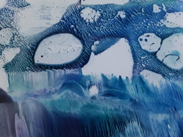 Digitale Kunst mit dem Titel "Seal swim" von Heather Prosser, Original-Kunstwerk, Digitale Malerei