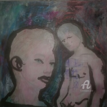 Painting titled "The Look Boys" by Skylor Timeless, Original Artwork, Acrylic