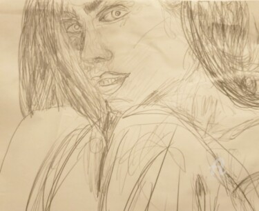 Drawing titled "Temperament" by Skylor Timeless, Original Artwork, Pencil