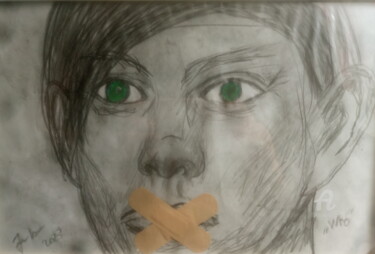 Drawing titled "Stille" by Skylor Timeless, Original Artwork, Pencil