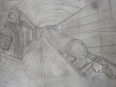 Drawing titled "Cockway" by Skylor Timeless, Original Artwork, Pencil