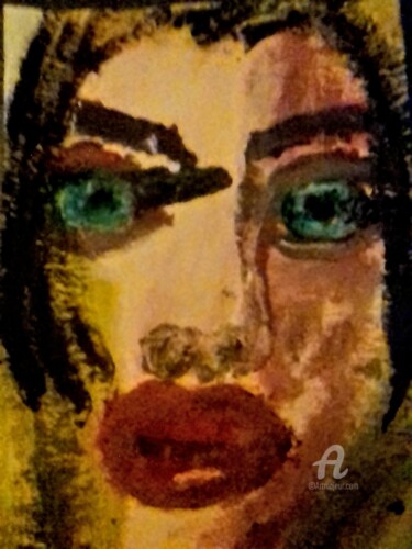 Painting titled "Surralface" by Skylor Timeless, Original Artwork, Acrylic