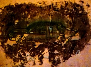 Ζωγραφική με τίτλο "The Car" από Skylor Timeless, Αυθεντικά έργα τέχνης, Ακρυλικό