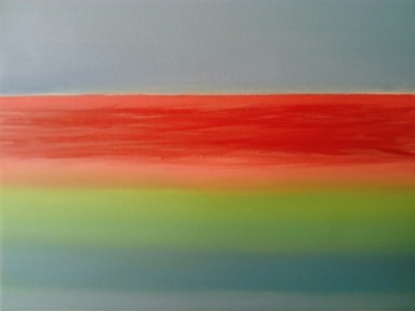 Картина под названием "Romantic river" - Anton White, Подлинное произведение искусства, Масло