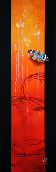 Painting titled "NIMYKO" by Skyzune Art, Original Artwork, Acrylic