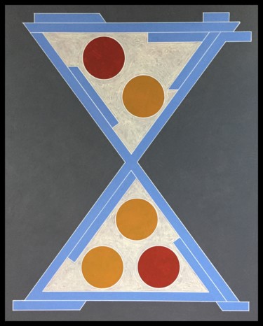 Картина под названием "Confinement X" - Paul Slack, Подлинное произведение искусства, Акрил
