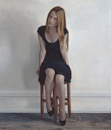 Картина под названием "Almost monochrome p…" - Слава Грошев, Подлинное произведение искусства, Масло