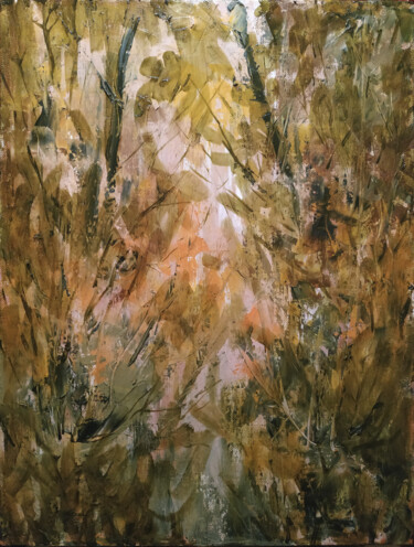 Malerei mit dem Titel "Autumn morning belo…" von Vyacheslav Kostyuchenko, Original-Kunstwerk, Öl