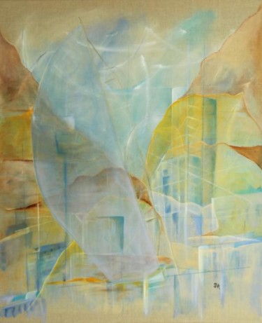 Painting titled "SYDNEY ROCKS" by Sandrine Lopez De Arias - Sla, Original Artwork