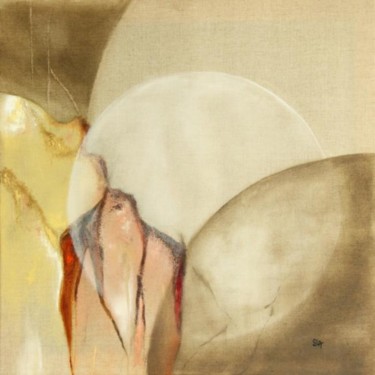 Painting titled "VERTIGE (1)" by Sandrine Lopez De Arias - Sla, Original Artwork