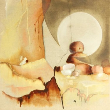Painting titled "VERTIGE (2)" by Sandrine Lopez De Arias - Sla, Original Artwork