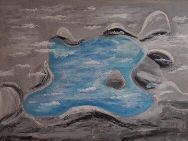 Peinture intitulée "Rêve" par Slem, Œuvre d'art originale, Acrylique