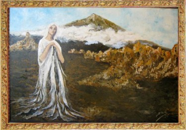 Pittura intitolato "El espiritu de las…" da Slhim, Opera d'arte originale, Olio