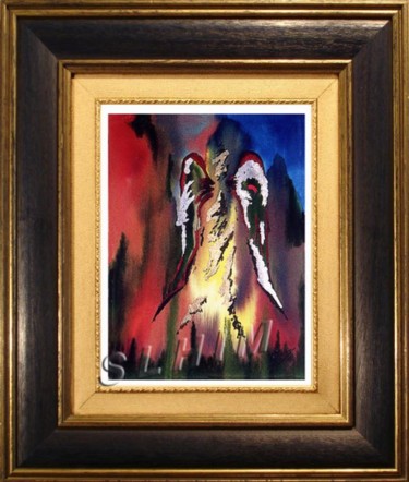 Painting titled "AZRAEL" by Slhim, Original Artwork