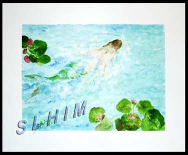 Painting titled "SIRENA 2" by Slhim, Original Artwork, Oil