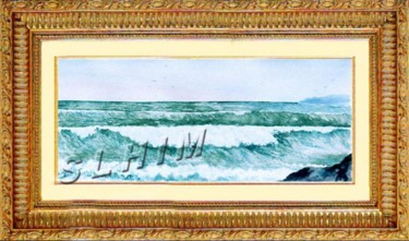 Pittura intitolato "olaS" da Slhim, Opera d'arte originale