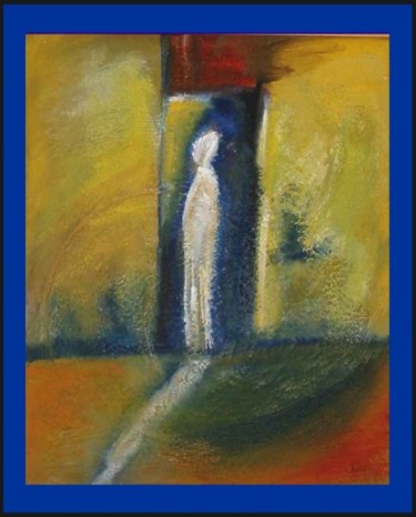 Painting titled "alone" by Dragica Micki Fortuna, Original Artwork