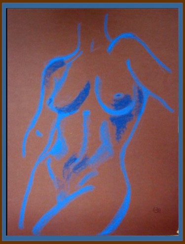 Painting titled "nude V" by Dragica Micki Fortuna, Original Artwork, Oil