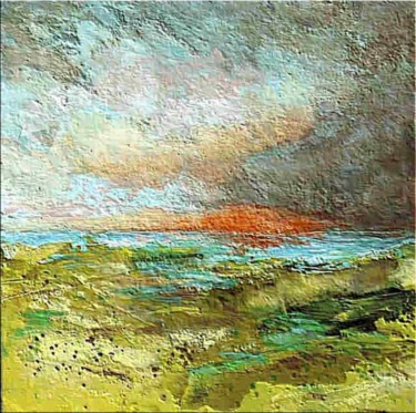 Painting titled "approaching storm" by Dragica Micki Fortuna, Original Artwork, Oil