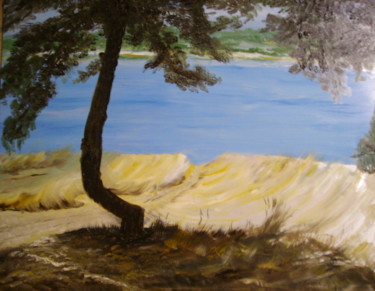 Painting titled "Valovine" by Ljiljana Smoljan, Original Artwork, Oil
