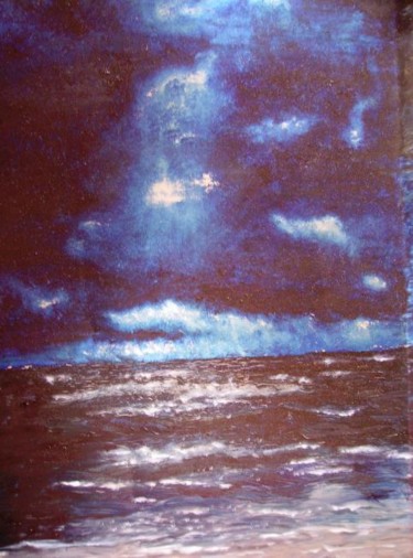 Painting titled "the storm is comming" by Ljiljana Smoljan, Original Artwork