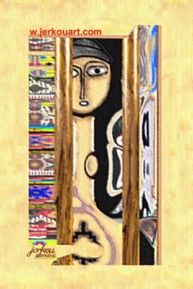 Peinture intitulée "Art Amazigh   Quant…" par Slimane Jerkou, Œuvre d'art originale