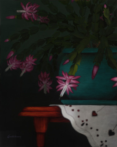 Peinture intitulée "Virginia's Bloom" par Robert Goldsberry, Œuvre d'art originale, Huile