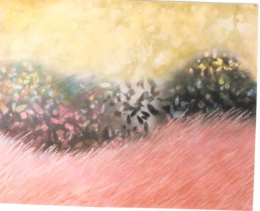 Peinture intitulée "Strawberry Fields" par Robert Goldsberry, Œuvre d'art originale, Huile
