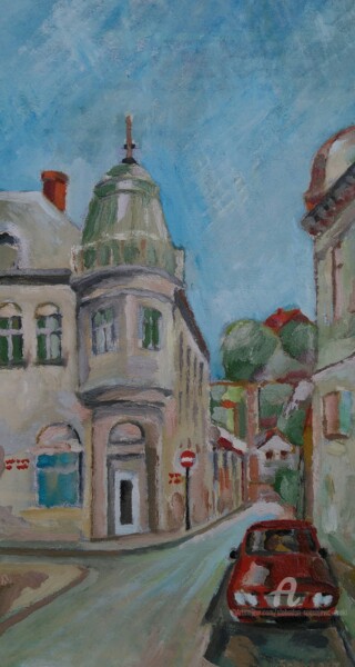 Painting titled "La Maison qu'elle s…" by Slobodan Spasojevic (Spaki), Original Artwork, Oil