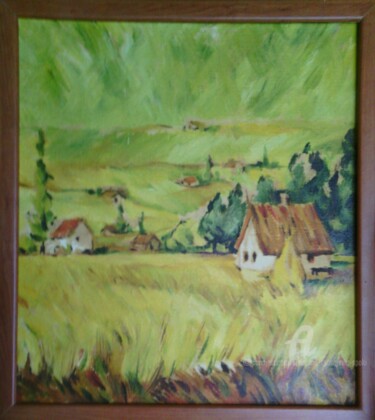 Painting titled "Ils etaient grands-…" by Slobodan Spasojevic (Spaki), Original Artwork, Oil