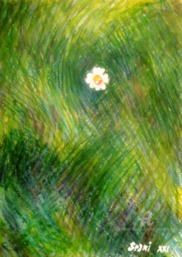 Painting titled "Vinghtieme joubilee…" by Slobodan Spasojevic (Spaki), Original Artwork, Pastel