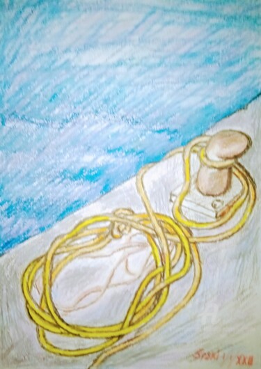 Pintura titulada "Un detail de la mar…" por Slobodan Spasojevic (Spaki), Obra de arte original, Pastel