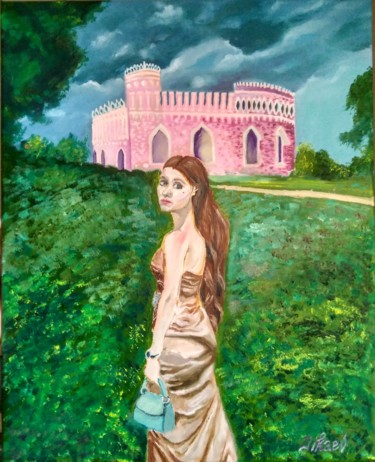 Painting titled "Victoria Kapelka (T…" by Dannyr Dikaev, Original Artwork, Oil