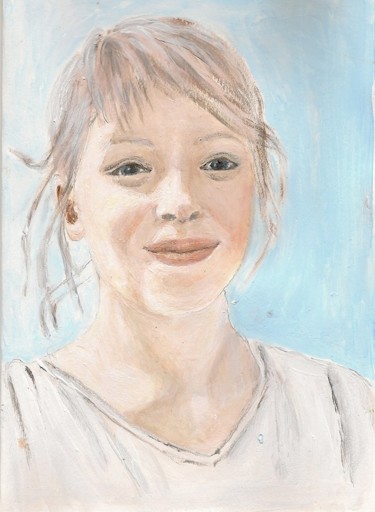 Painting titled ""Ada"" by Aleksandra Mizula, Original Artwork, Acrylic