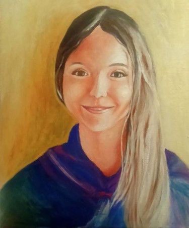 Painting titled ""Marysia"" by Aleksandra Mizula, Original Artwork, Acrylic